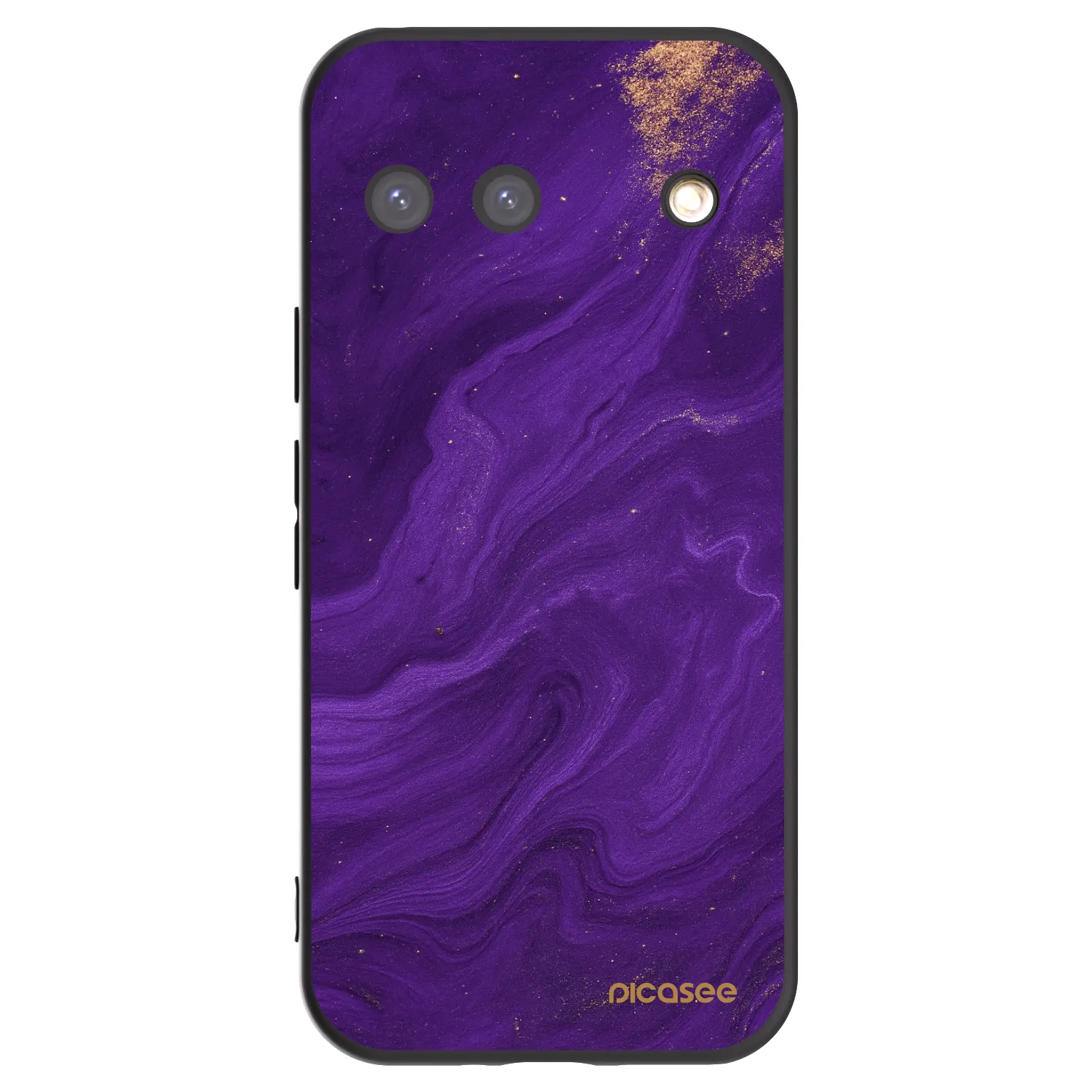 Picasee silikonowe czarne etui na Google Pixel 9 - Purple
