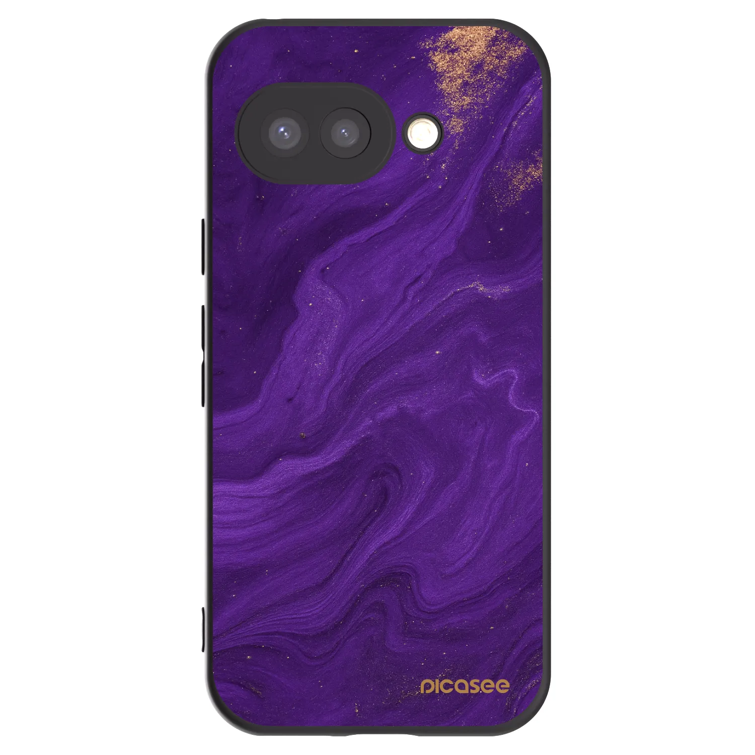 Picasee silikonowe czarne etui na Google Pixel 9a - Purple