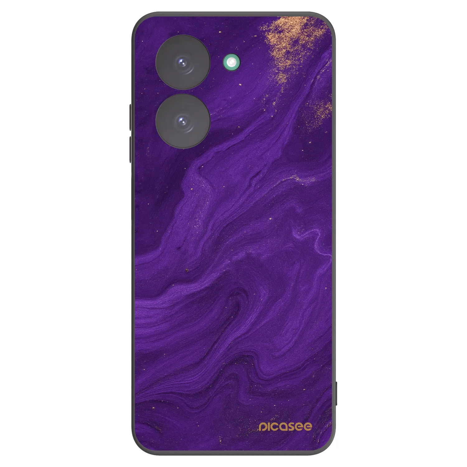 Picasee silikonowe czarne etui na Xiaomi Redmi A5 - Purple
