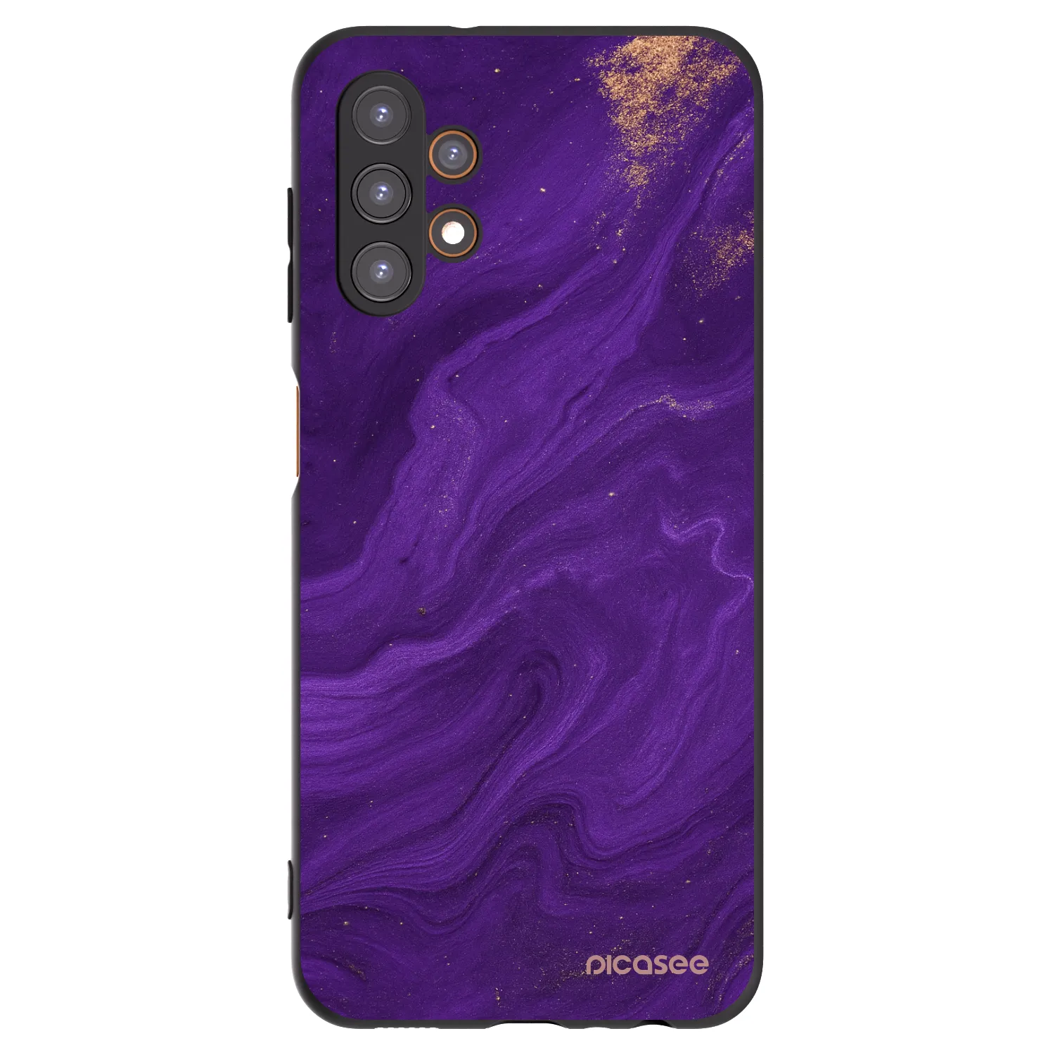 Picasee silikonowe czarne etui na Samsung Galaxy A13 5G - Purple