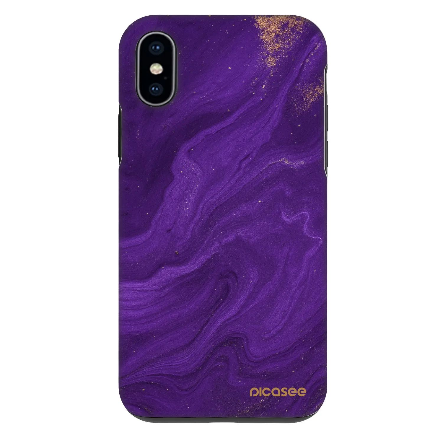 Picasee Fashion Case na Apple iPhone X/XS - Purple