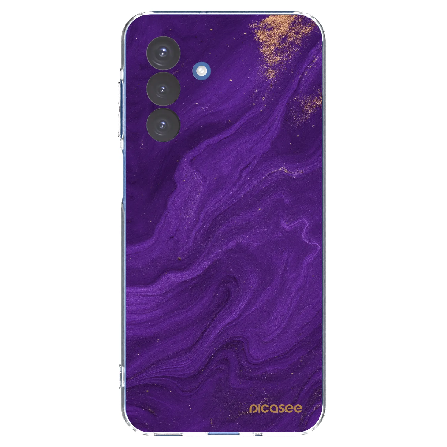 Picasee silikonowe przeźroczyste etui na Samsung Galaxy A17 5G - Purple