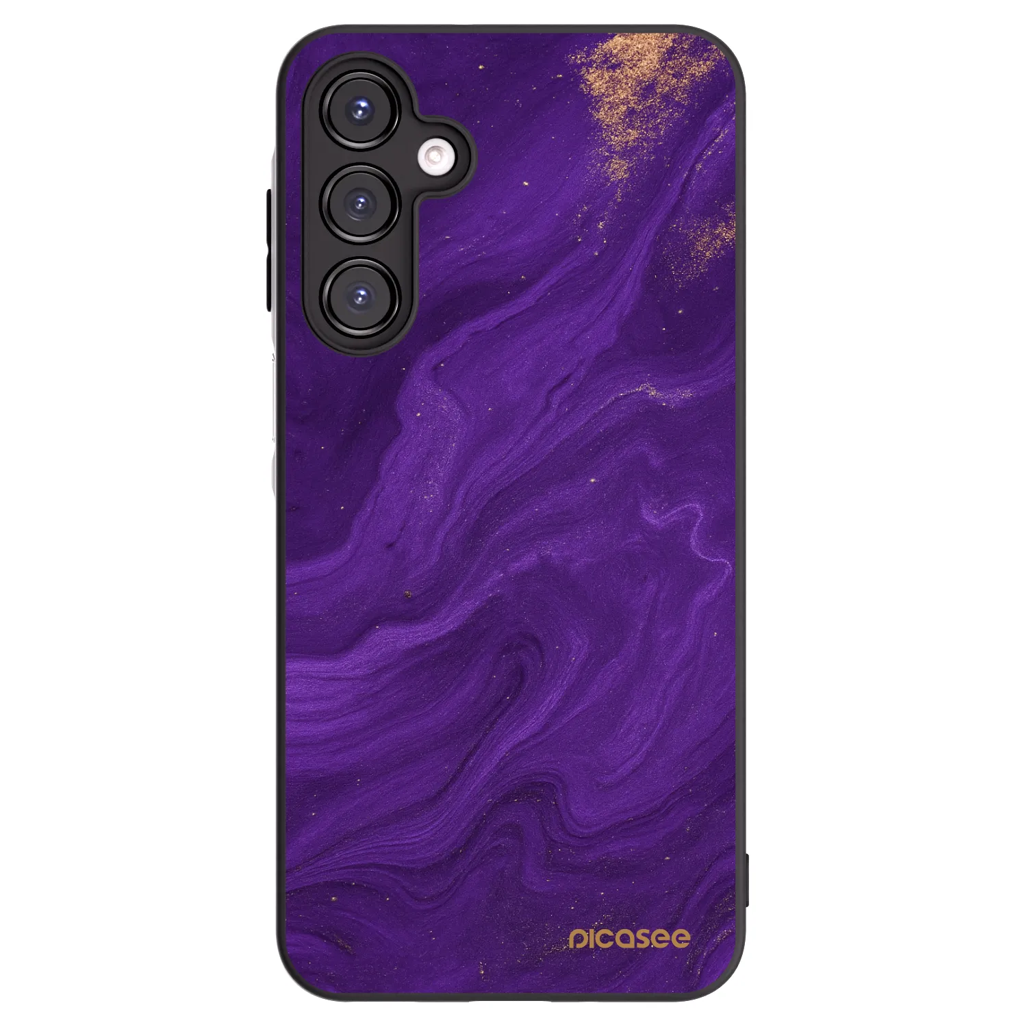 Picasee silikonowe czarne etui na Samsung Galaxy A16 4G - Purple