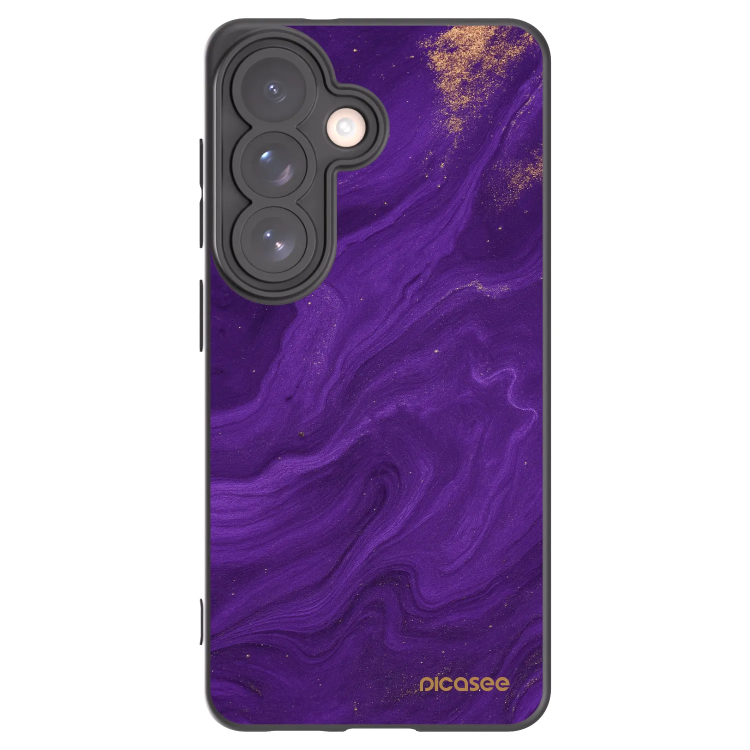 Picasee silikonowe czarne etui na Samsung Galaxy S26 - Purple