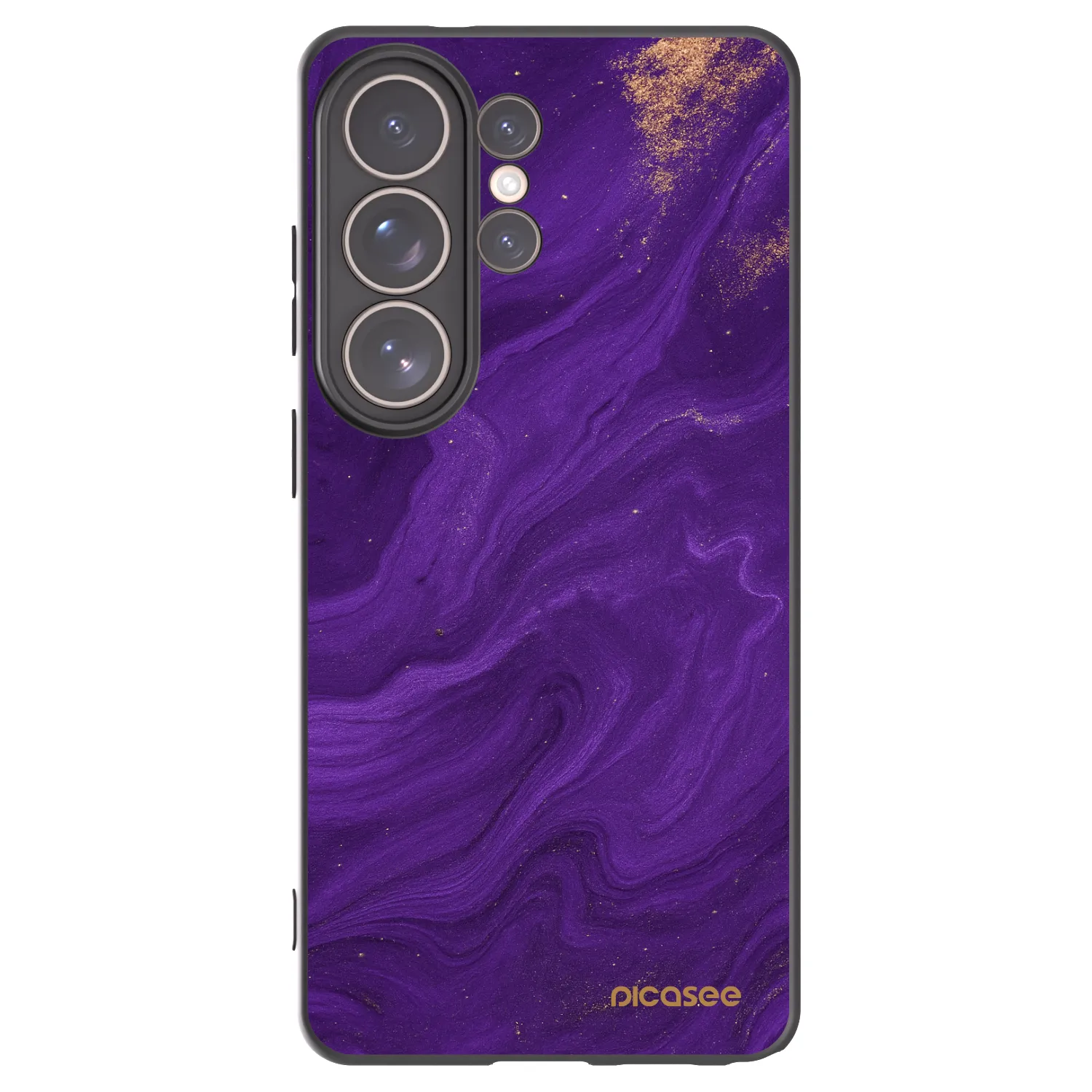 Picasee silikonowe czarne etui na Samsung Galaxy S26 Ultra - Purple