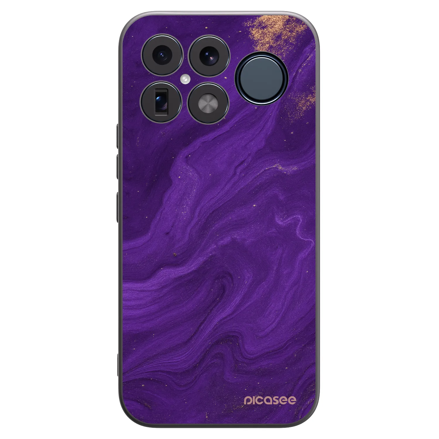 Picasee silikonowe czarne etui na Xiaomi Poco F8 Ultra - Purple