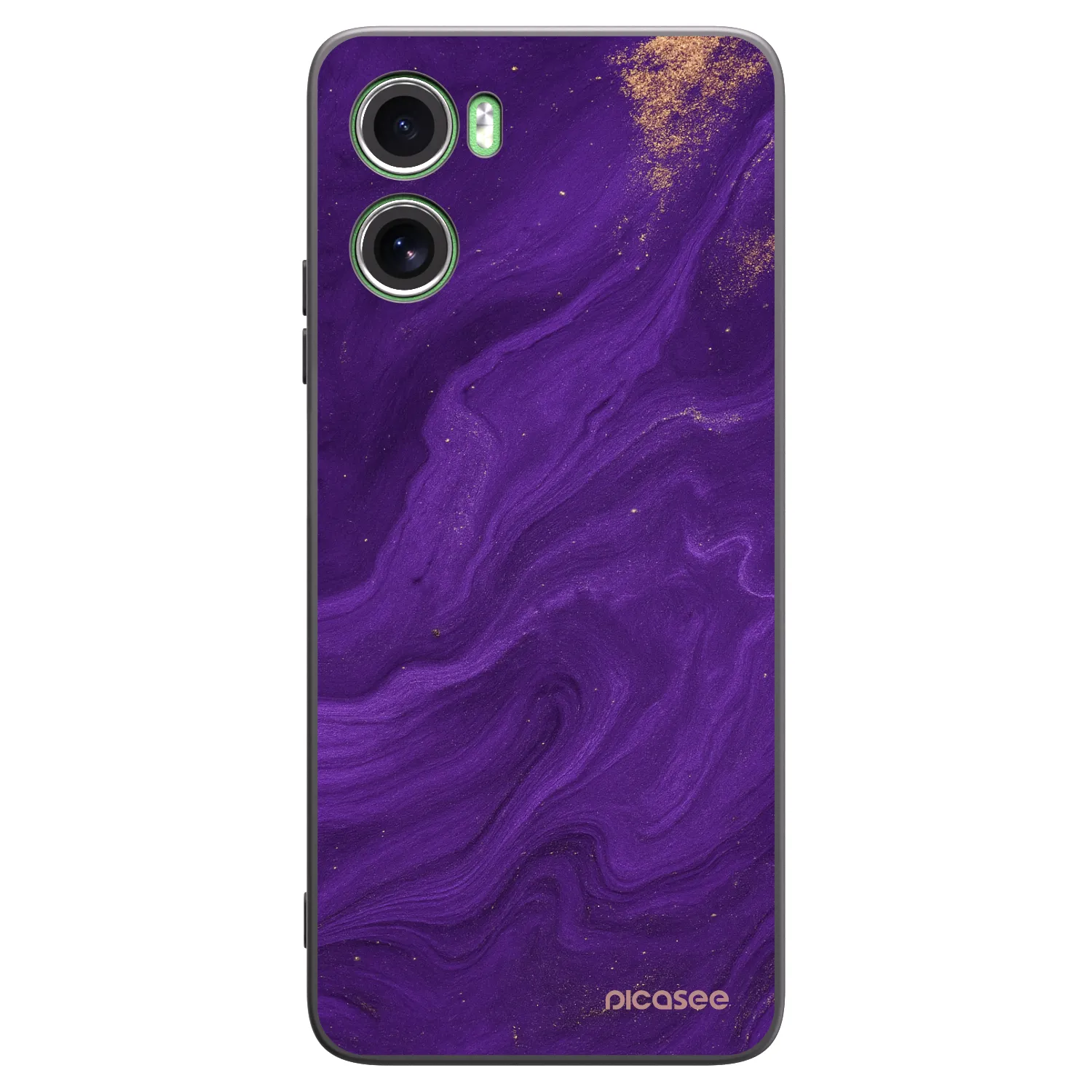 Picasee silikonowe czarne etui na Motorola Moto G06 - Purple