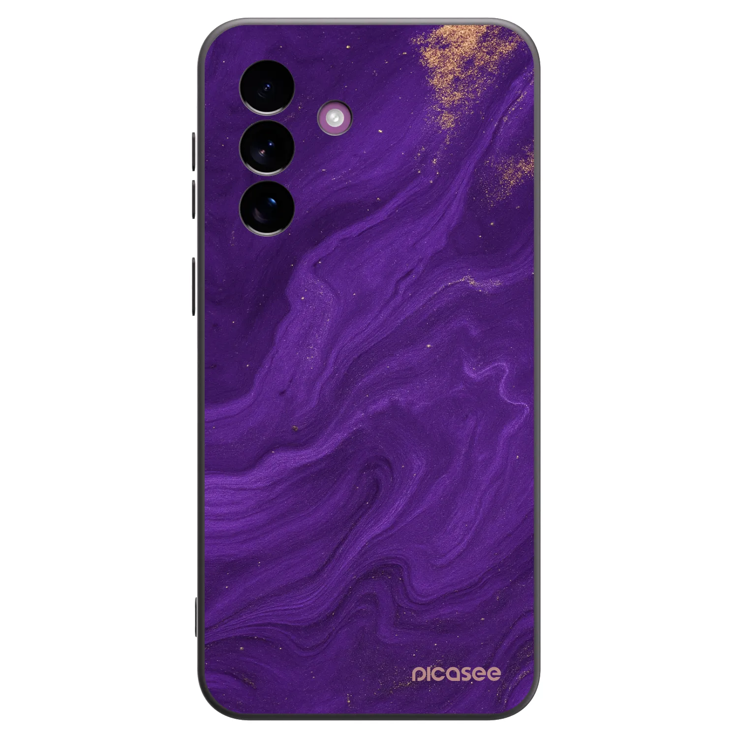 Picasee silikonowe czarne etui na Samsung Galaxy A37 - Purple