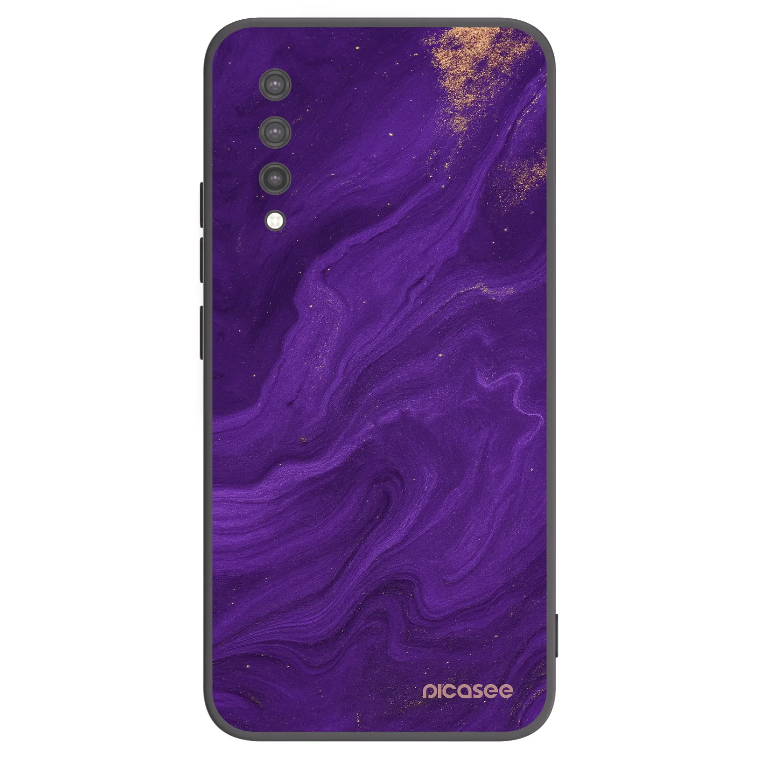 Picasee silikonowe czarne etui na Xiaomi Mi 9 Lite - Purple