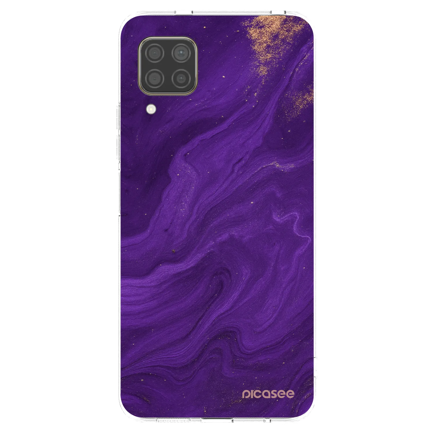 Picasee silikonowe przeźroczyste etui na Huawei P40 Lite - Purple