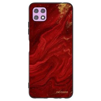 Picasee silikonowe czarne etui na Samsung Galaxy A22 A226B 5G - Red