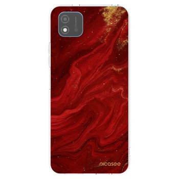 Picasee silikonowe przeźroczyste etui na Realme C11 (2021) - Red