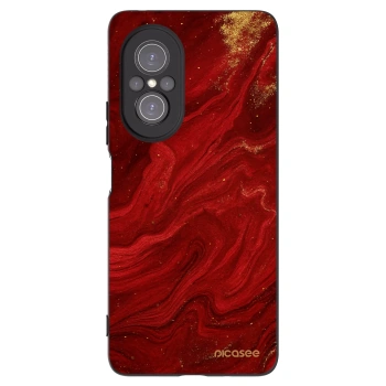 Picasee silikonowe czarne etui na Huawei Nova 9 SE - Red