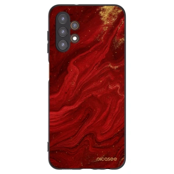 Picasee silikonowe czarne etui na Samsung Galaxy A13 4G A135 - Red