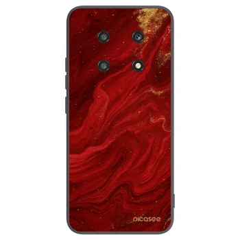 Picasee silikonowe czarne etui na Honor Magic4 Lite 5G - Red