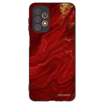 Picasee silikonowe czarne etui na Samsung Galaxy A23 A235F 4G - Red