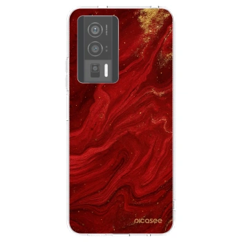 Picasee silikonowe przeźroczyste etui na Xiaomi Poco F5 Pro 5G - Red