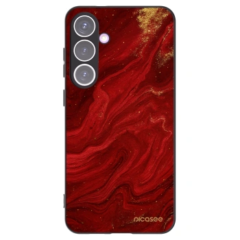 Picasee silikonowe czarne etui na Samsung Galaxy S24+ S926B 5G - Red