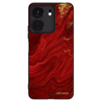 Picasee silikonowe czarne etui na Xiaomi Redmi 13C 4G - Red