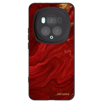 Picasee silikonowe czarne etui na Honor Magic6 Pro - Red