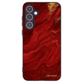 Picasee silikonowe czarne etui na Samsung Galaxy A35 5G A356B - Red