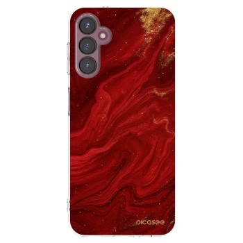 Picasee silikonowe przeźroczyste etui na Samsung Galaxy A05s A057G - Red