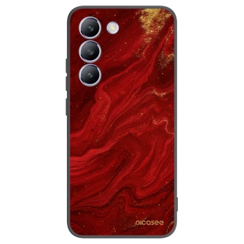 Picasee silikonowe czarne etui na Vivo V40 SE 5G - Red
