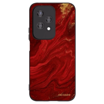Picasee silikonowe czarne etui na Honor 200 Lite - Red