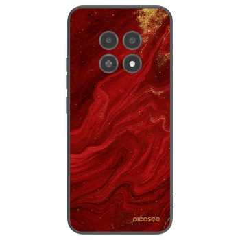 Picasee silikonowe czarne etui na Realme 12X - Red