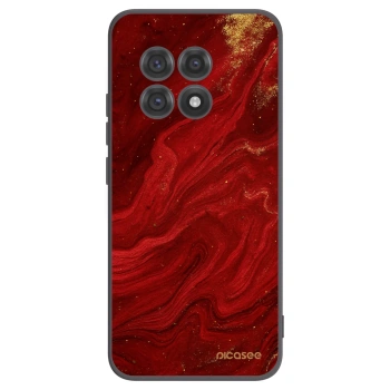 Picasee silikonowe czarne etui na OnePlus 13R 5G - Red