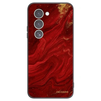 Picasee silikonowe czarne etui na Xiaomi Redmi 15 5G - Red