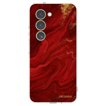 Picasee silikonowe przeźroczyste etui na Xiaomi Redmi 15 5G - Red