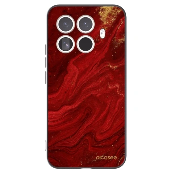 Picasee silikonowe czarne etui na Xiaomi 15T Pro - Red