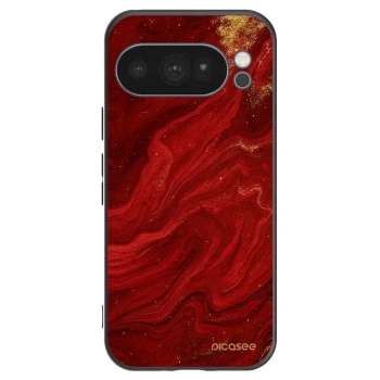 Picasee silikonowe czarne etui na Google Pixel 10 Pro - Red