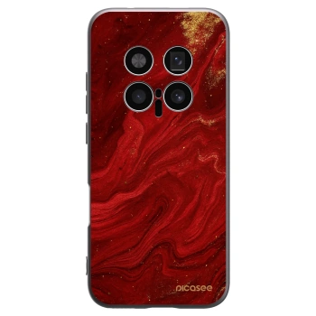 Picasee silikonowe czarne etui na Honor Magic8 Pro 5G - Red