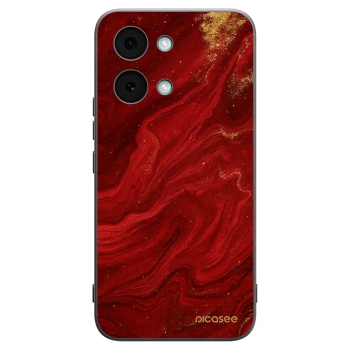 Picasee silikonowe czarne etui na Xiaomi Poco X8 Pro Max - Red