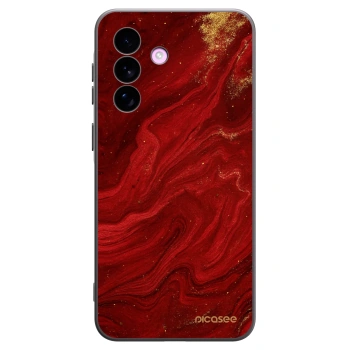 Picasee silikonowe czarne etui na Samsung Galaxy A57 5G - Red
