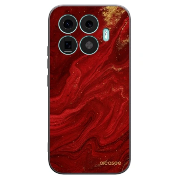 Picasee silikonowe czarne etui na Xiaomi 17T - Red