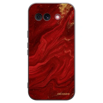 Picasee silikonowe czarne etui na Google Pixel 10a - Red