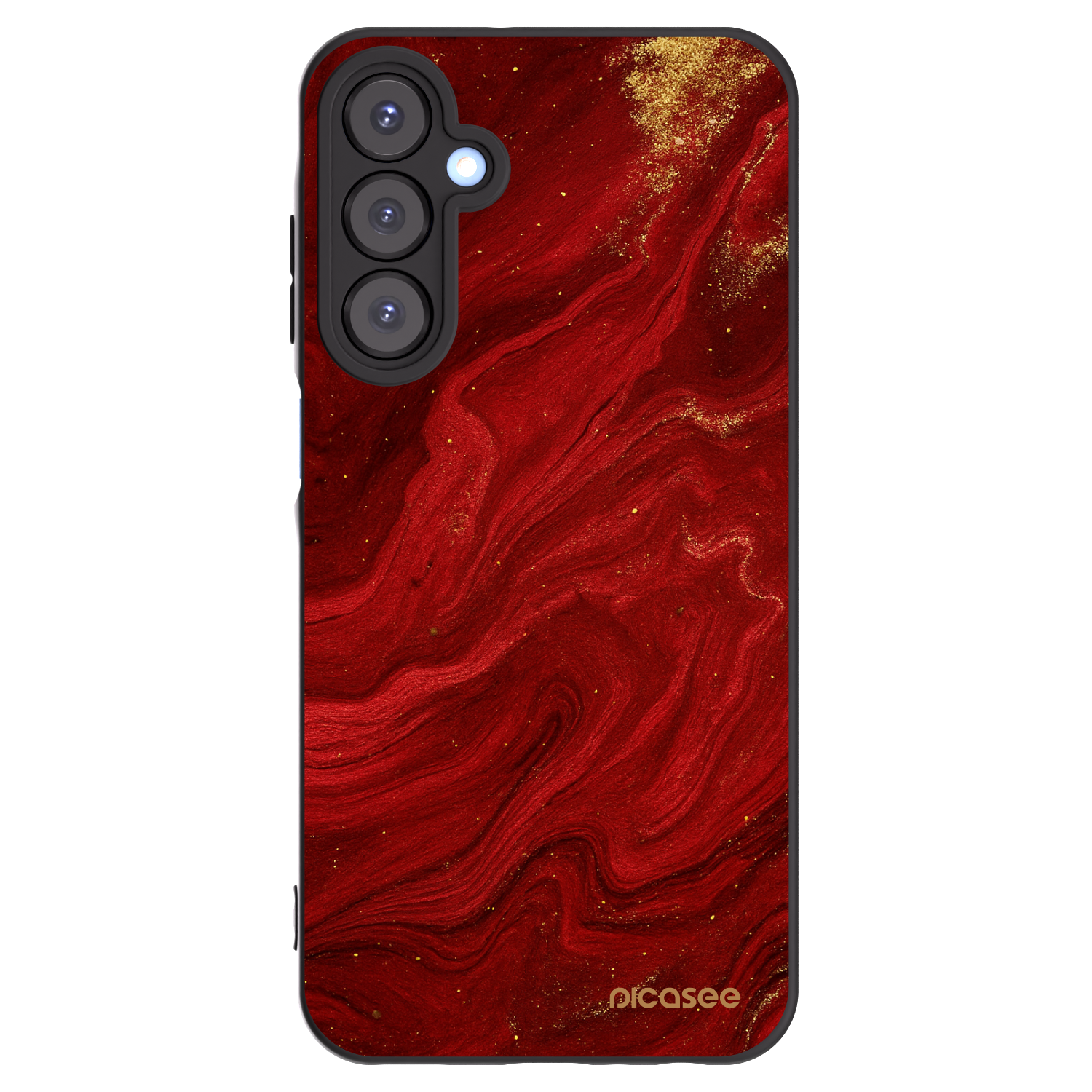 Picasee silikonowe czarne etui na Samsung Galaxy A25 A256B 5G - Red