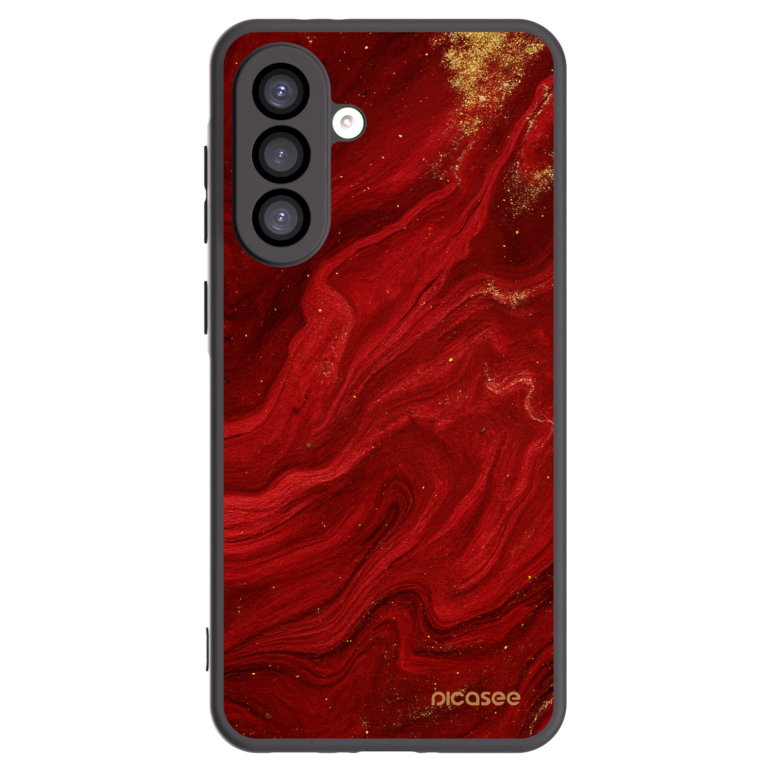 Picasee silikonowe czarne etui na Samsung Galaxy A26 5G A266B - Red