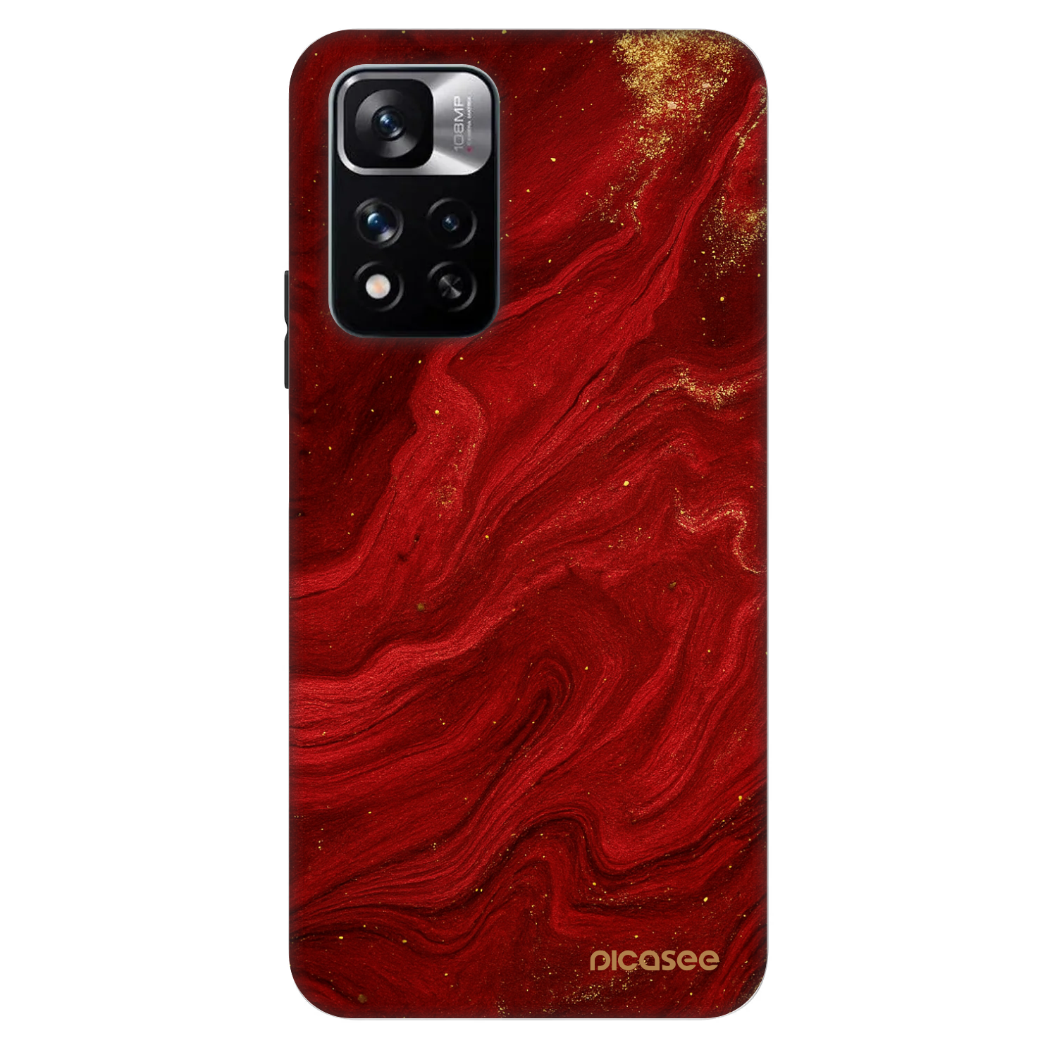 Picasee Fashion Case na Xiaomi Redmi Note 11 Pro 5G - Red