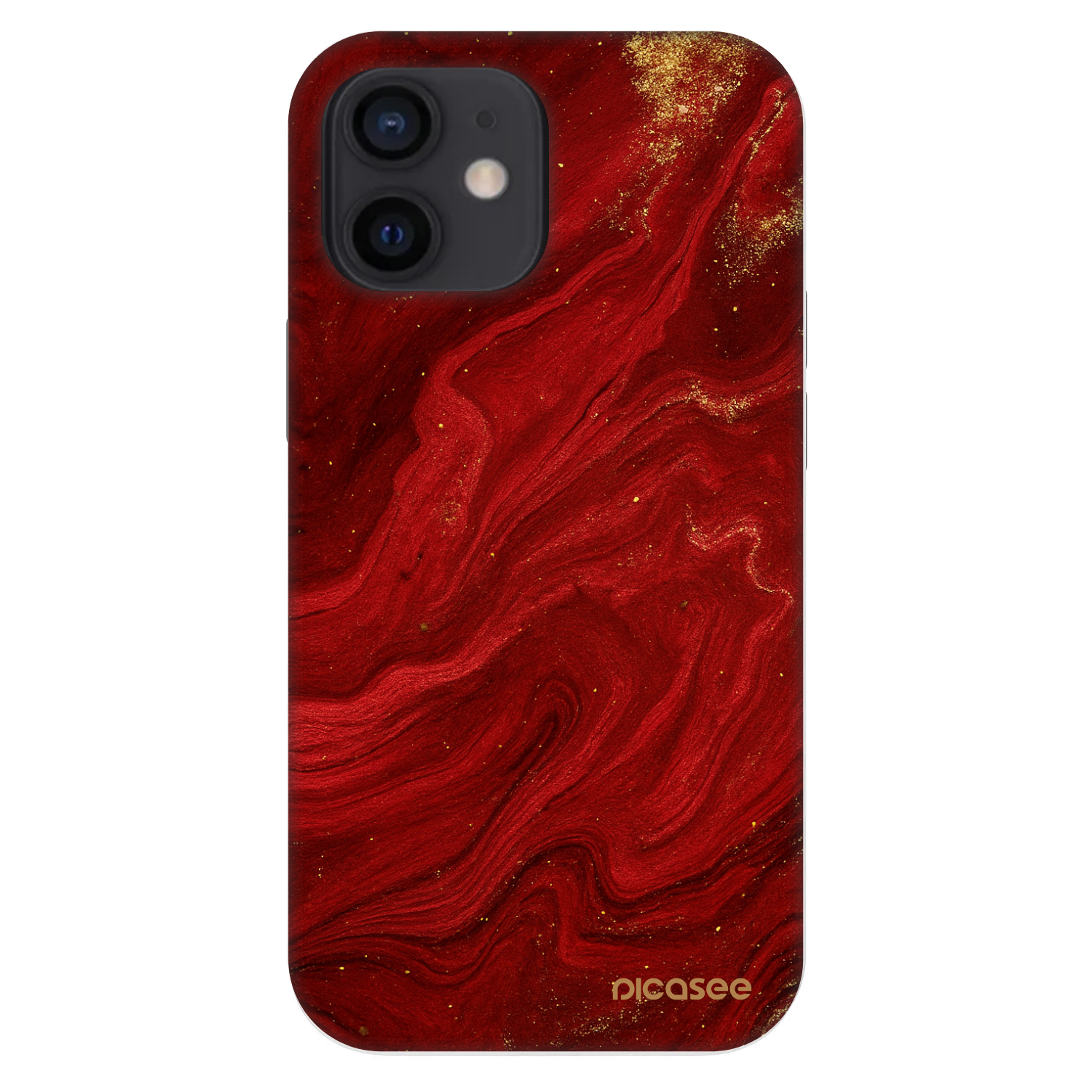 Picasee Fashion Case na Apple iPhone 12 mini - Red