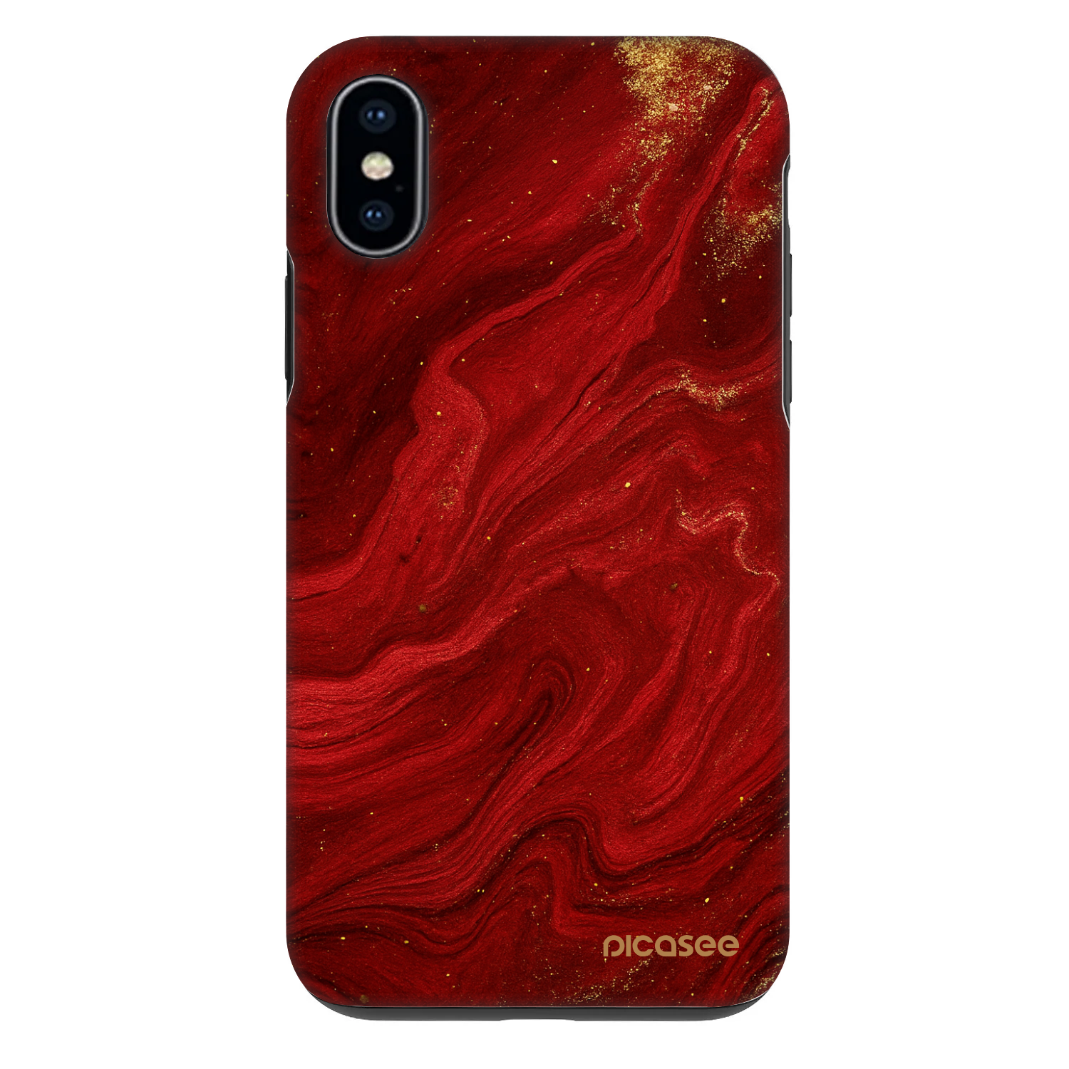 Picasee Fashion Case na Apple iPhone X/XS - Red