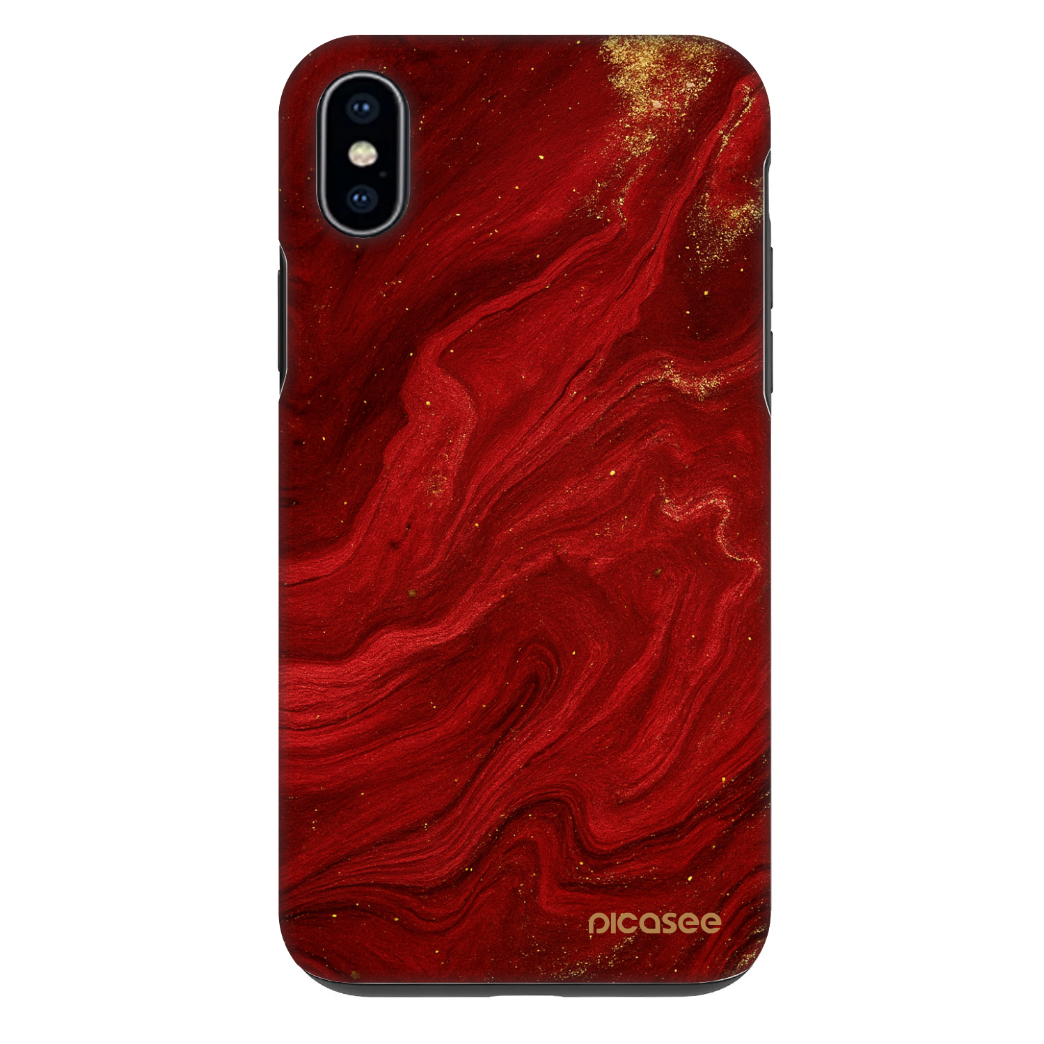 Picasee Fashion Case na Apple iPhone XS Max - Red