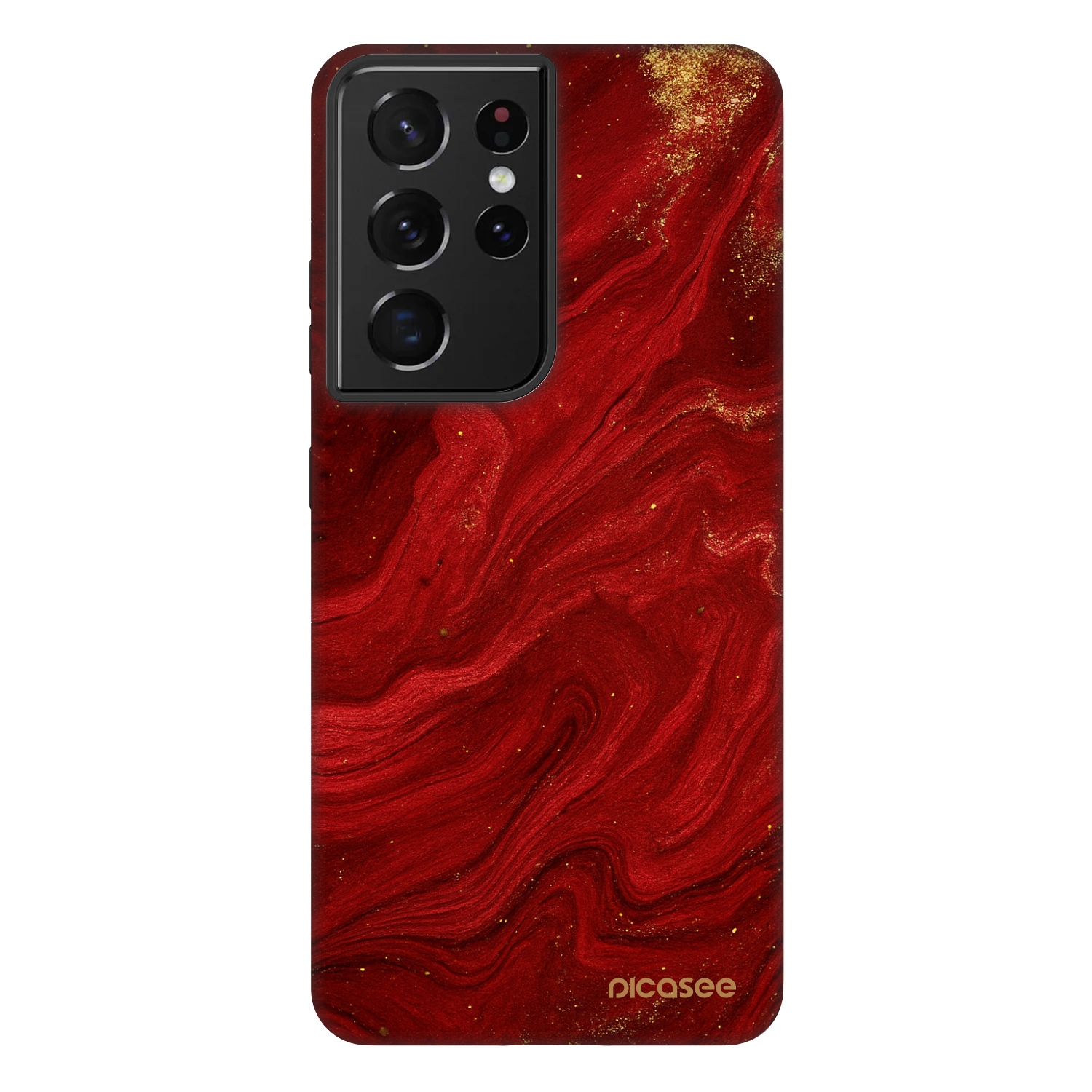 Picasee Fashion Case na Samsung Galaxy S21 Ultra 5G G998B - Red