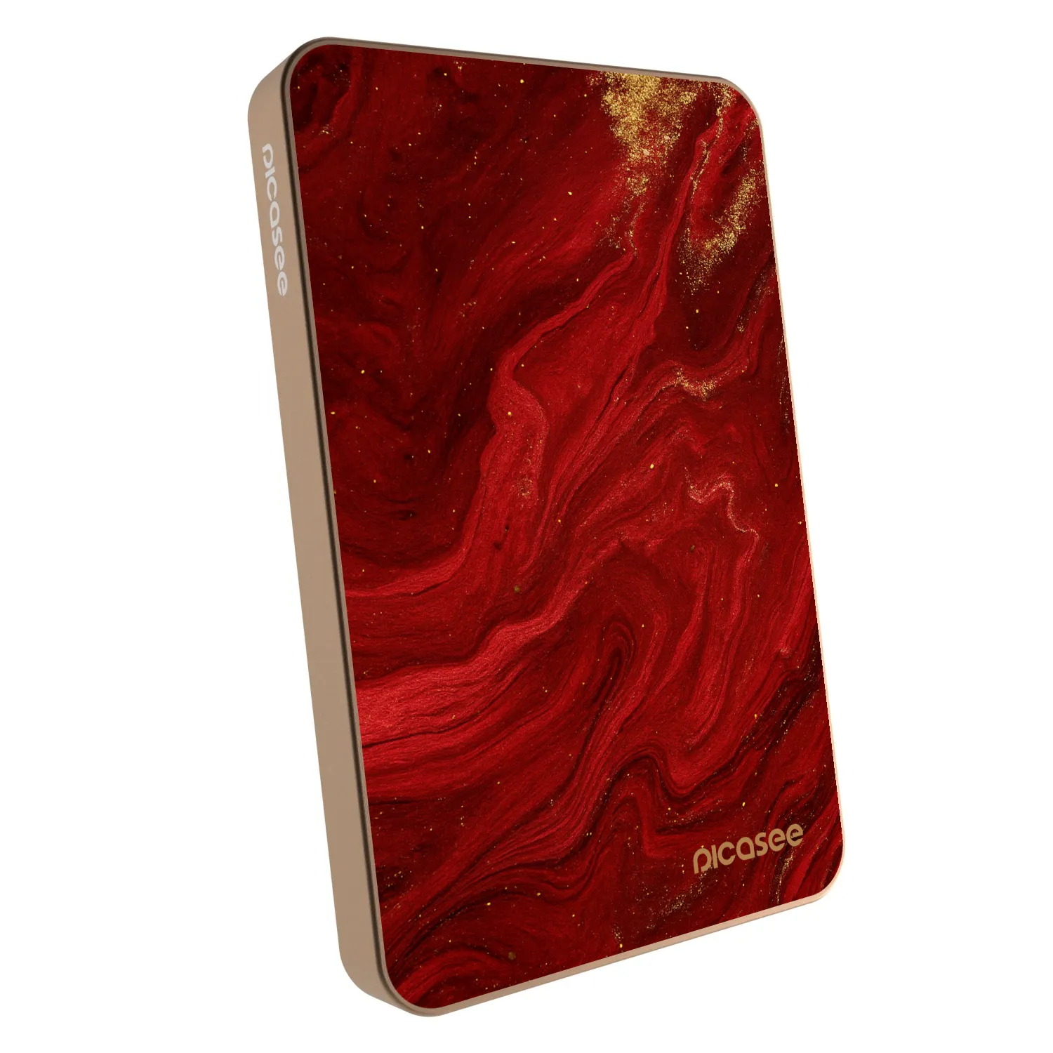Picasee Powerbank z MagSafe 5 000 mAh Złoty - Red