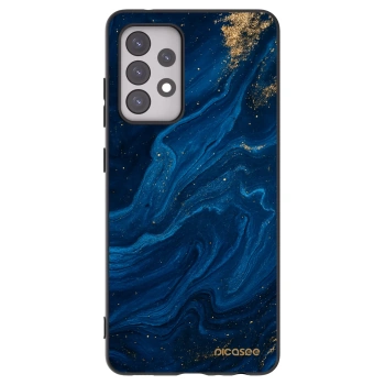 Picasee silikonowe czarne etui na Samsung Galaxy A52 5G A525F - Blue