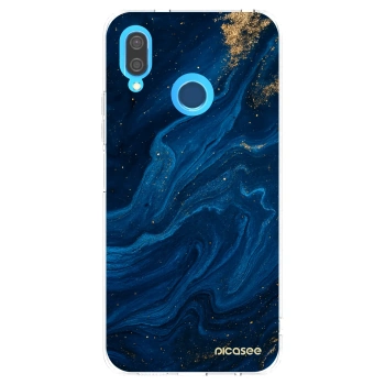 Picasee silikonowe przeźroczyste etui na Huawei P20 Lite - Blue