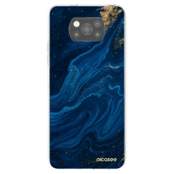 Picasee silikonowe czarne etui na Xiaomi Poco X3 Pro - Blue